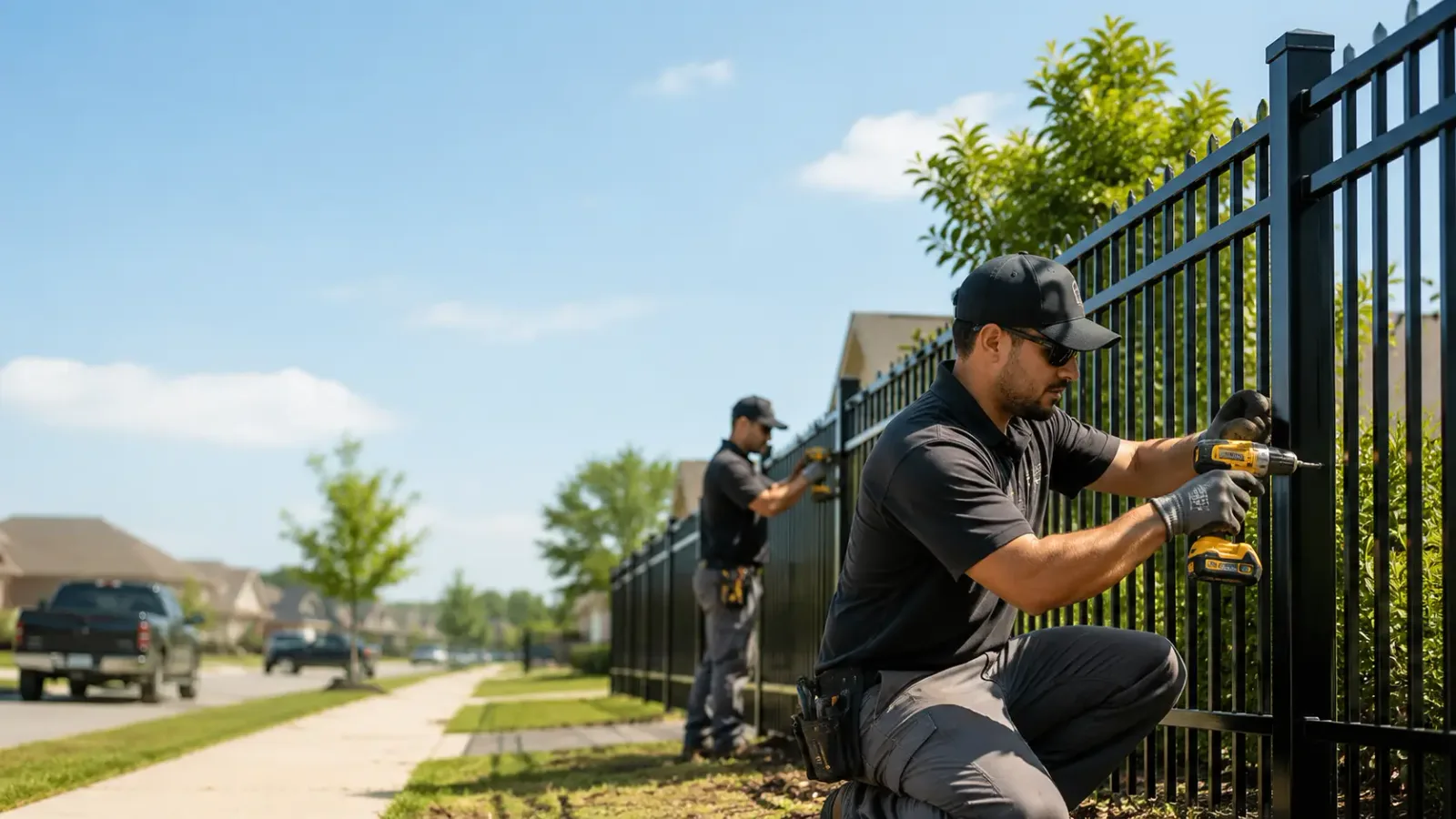 Metal Fence Installation in Montgomery Village, MD